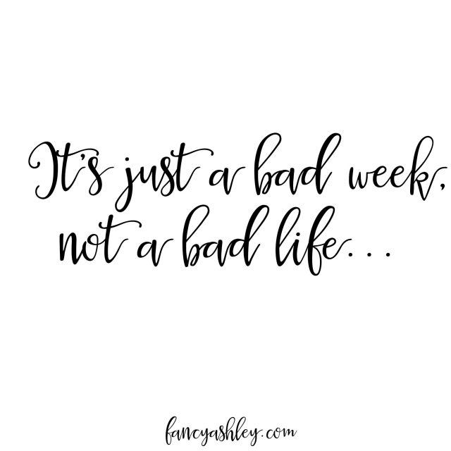 Weeks Like These | Fancy Ashley