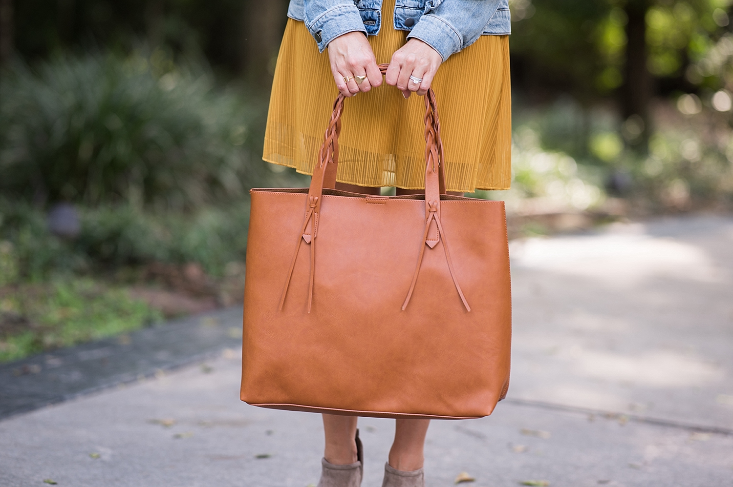 Mustard Colored Dress with Booties Fancy Ashley