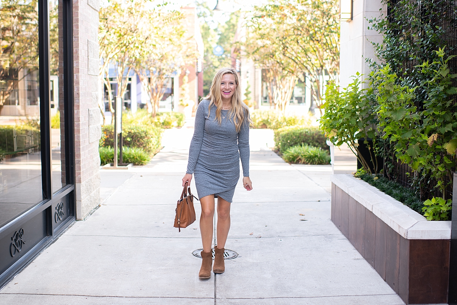 nordstrom leith long sleeve dress