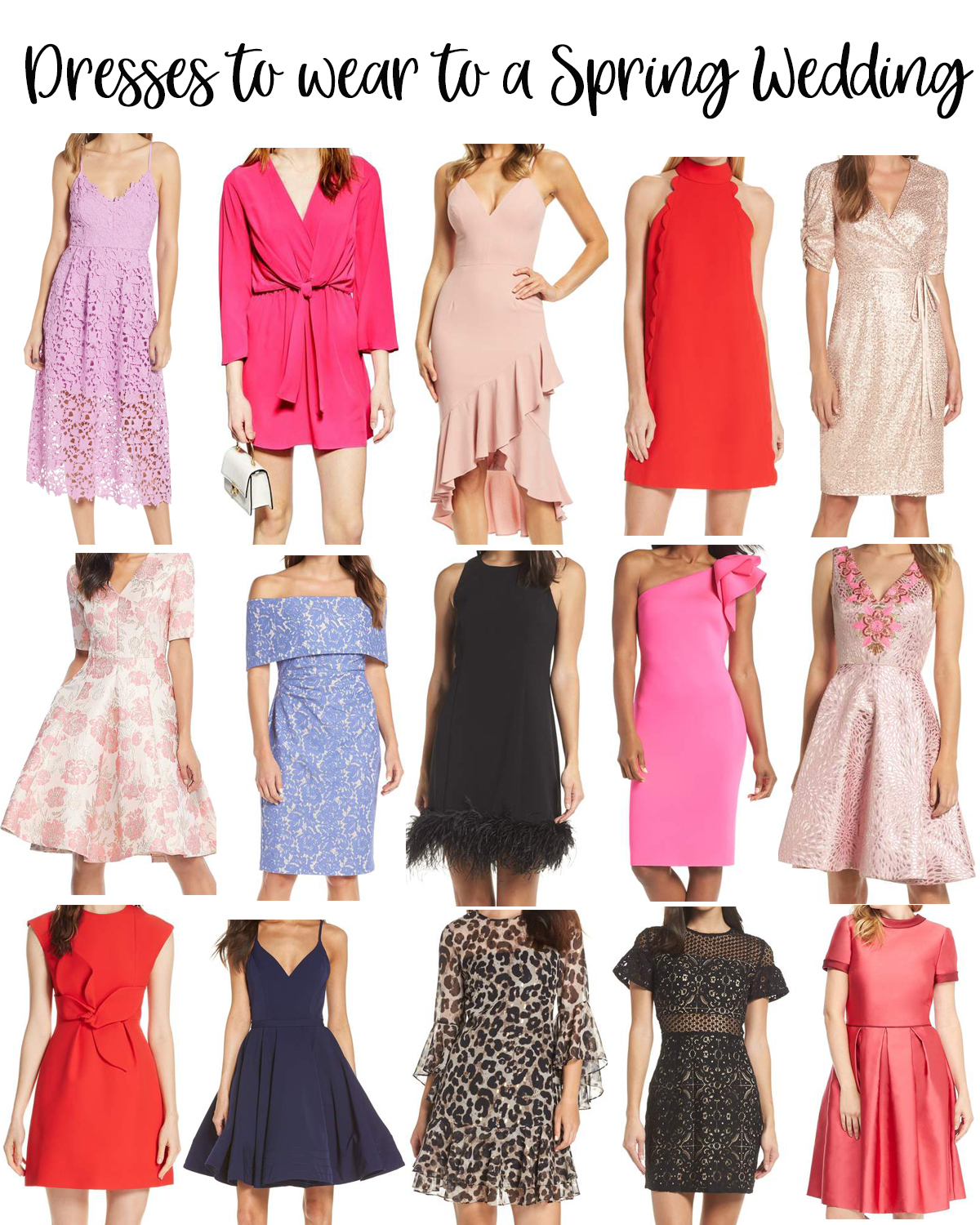 Dresses to Wear to a Spring Wedding  Fancy Ashley